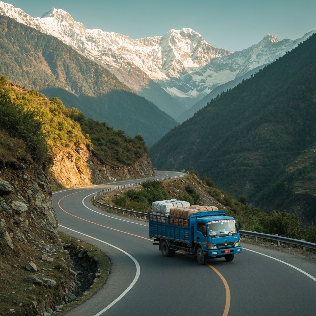 Nepal Highway Background